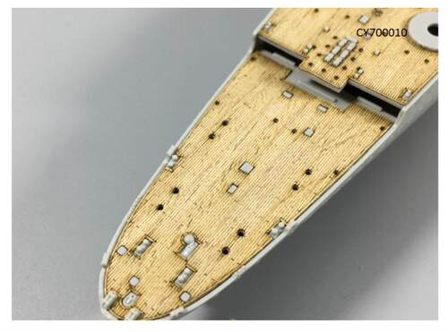 5D模型 川渝CY700010 黎塞留1943木甲板 含极细锚链 小号手05750 - 图3