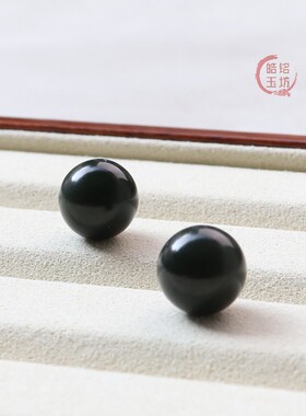 和田玉圆珠散珠单珠青玉配珠鉴定