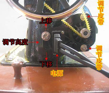老式家用缝纫机电机马达180瓦250W 全铜芯220V节能静音电动小马达 - 图1