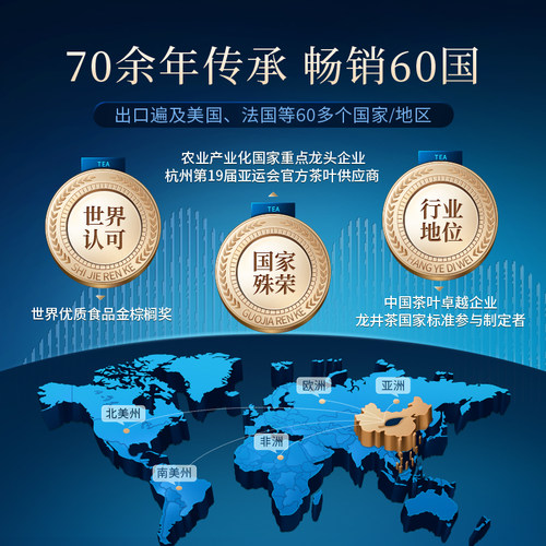 2026新茶狮峰牌西湖龙井茶叶礼盒装明前特级青花绿茶200g送礼长辈 - 图3