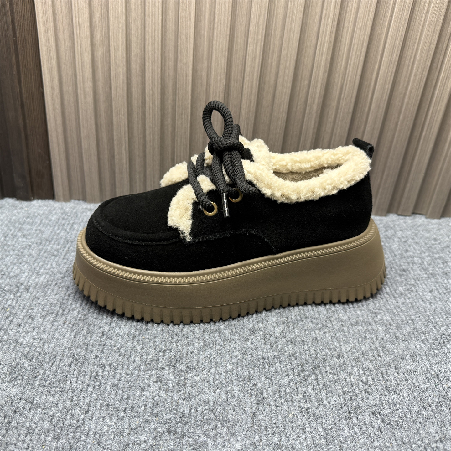 断码处理加绒复古博肯鞋女2025冬季新款厚底增高小个子保暖雪地靴,淘宝优惠券,粉丝福利购,淘宝优惠卷