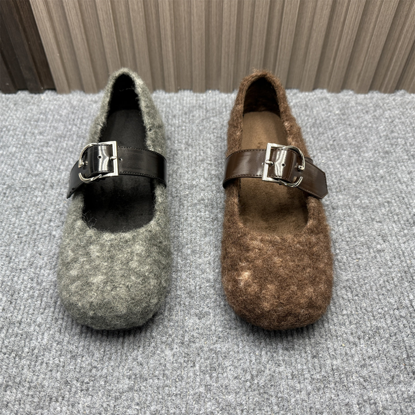 撤柜处理加绒毛毛玛丽珍鞋女2025冬新款内增高一字扣带保暖豆豆鞋,淘宝优惠券,粉丝福利购,淘宝优惠卷