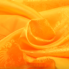 Буддийский сувенир 藏式手工精品73*73cm金色龙纹提花包经布收纳袋书袋藏式大号