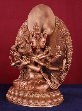 藏传密宗总集金刚佛像紫铜菩萨像