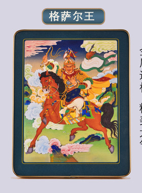 藏式坛城唐卡佛像画像相框摆件