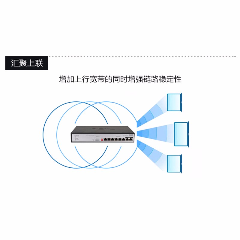 H3C华三S1210F-HPWR S1208V-PWR S1205V-PWR 5口8口千兆POE交换机 - 图1