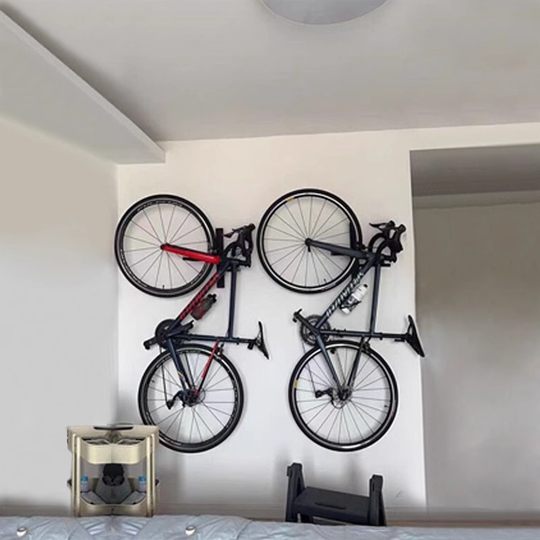自行车公路车挂架墙壁家用山地车墙上挂钩单车停车架竖着挂展示架