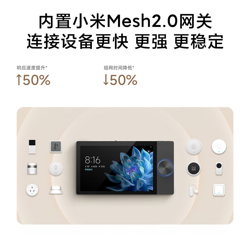 小米智能中控屏 Max家庭控制面板10.1英寸触控屏小爱语音mesh2.0,淘宝优惠券,粉丝福利购,淘宝优惠卷
