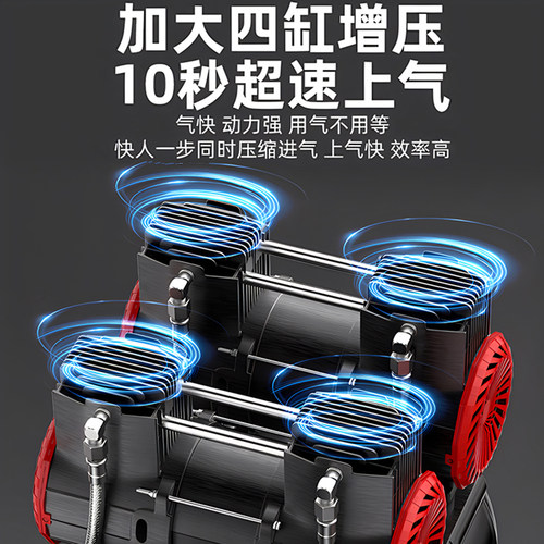 旭虎气泵空压机小型高压低音无油打气泵220V木工喷漆空气压缩机 - 图2