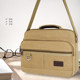 Canvas men's casual one-shoulder crossbody bag