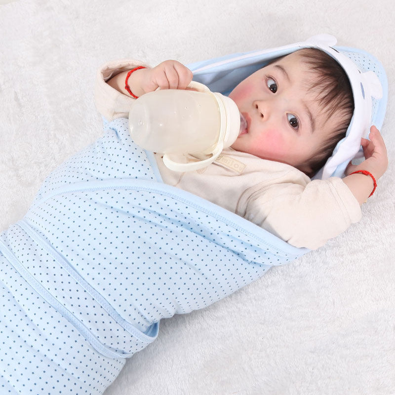 工厂加工一件代发招代理婴儿抱被新生儿包被纯棉春秋襁褓包毯,淘宝优惠券,粉丝福利购,淘宝优惠卷