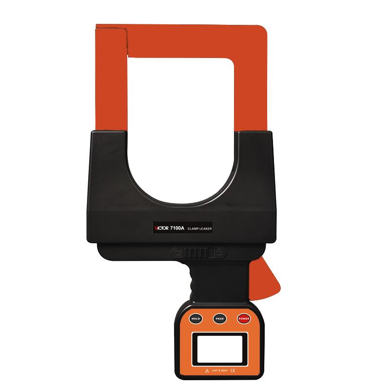 VICTOR胜利VC7100/VC7100A漏电流钳形表大口径毫安泄露电流测试仪 - 图1