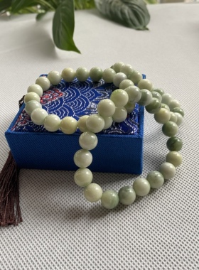 陕西蓝田玉手串天然正品