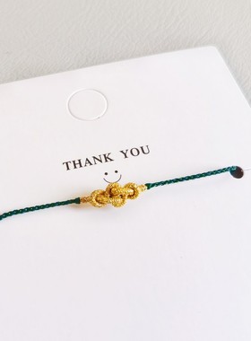 细款如意结颜色情侣闺蜜饰品手链