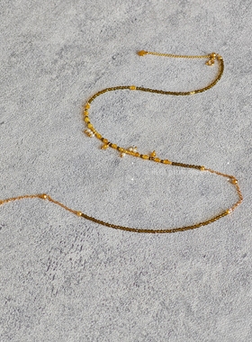 素蕴｜天然石珍珠琉璃串珠原创手工项链  日系简约轻盈百搭