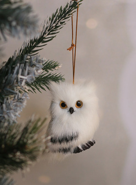 Amazon simulation owl Christmas gift animal model Christmas