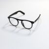 Retro Japanese black-framed glasses for boys and girls with myopia can be equipped with degrees to prevent radiation and blue light, flat eyes, trendy brand