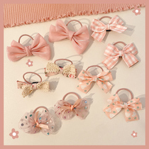 Child Hair Rope Cute Butterfly Knot Hair Ring Little Girl Unhurt Hair Rope High Elasticity Durable Zal Hair Rubber Band