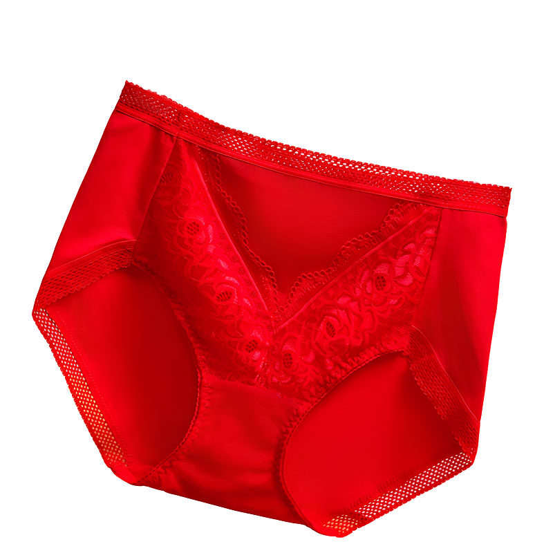 本命年内裤女士红色蛇年礼物高腰舒适收腹纯棉抗菌裆大码妈妈短裤,淘宝优惠券,粉丝福利购,淘宝优惠卷