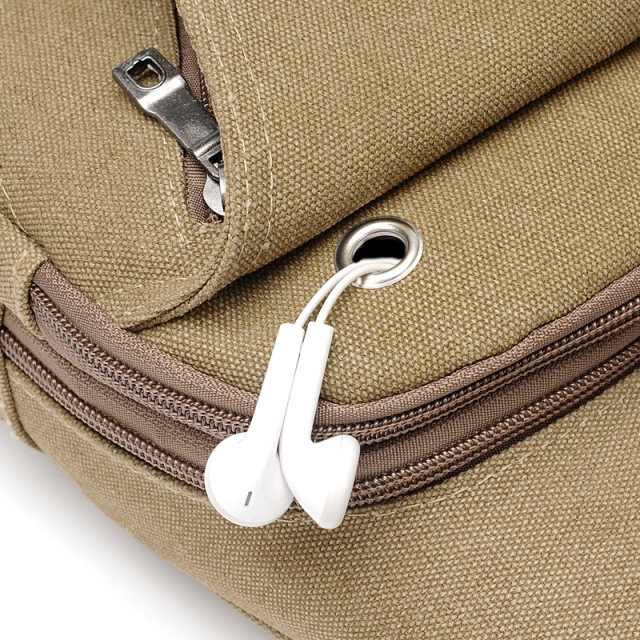 Canvas men's chest bag casual one shoulder