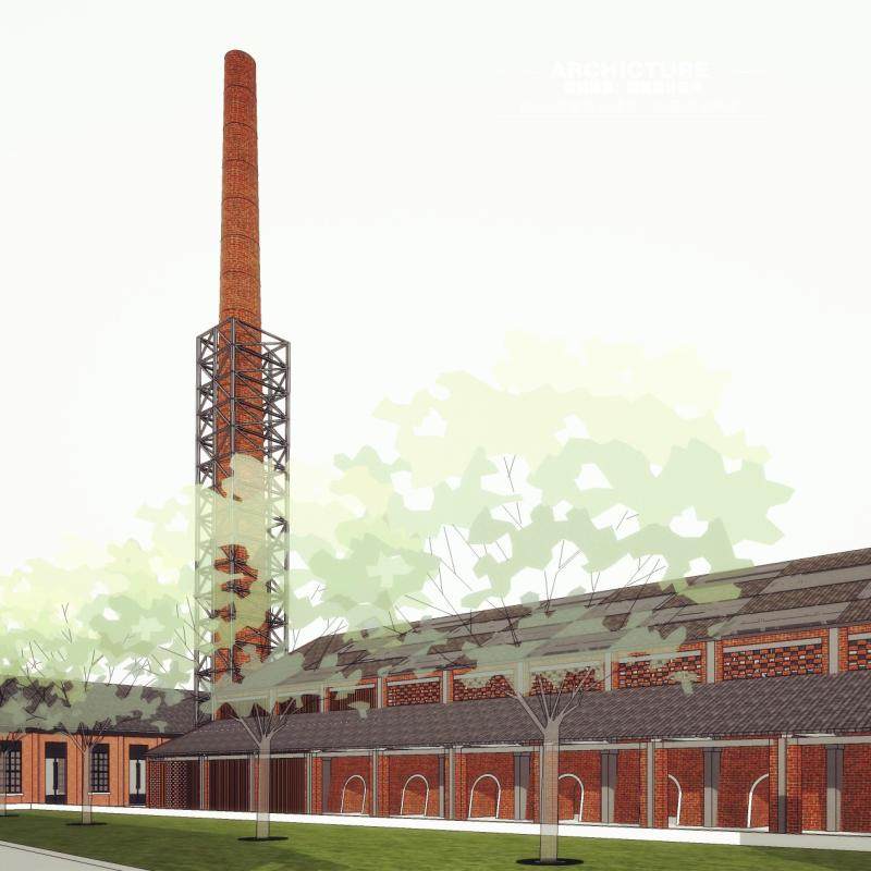旧建筑/砖窑/砖厂/烟囱/改造更新/民用工业建筑方案设计/su模型,淘宝优惠券,粉丝福利购,淘宝优惠卷