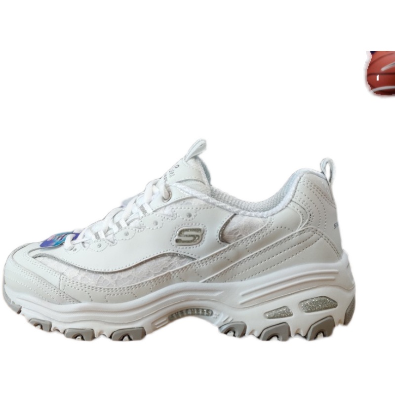 Skechers斯凯奇2021秋季新款女蕾丝熊猫休闲运动老爹鞋11959-WHT - 图3