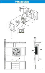 永生换气扇排气扇家用静音通风扇卫生间厨房窗式竹野通风器排风扇