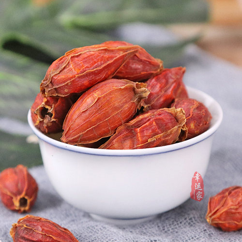 栀子中药材山栀子茶栀子果红黄栀子果花茶大料500克包邮有水栀子 - 图1