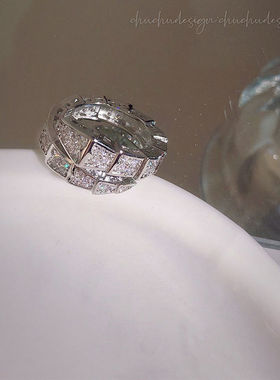 轻奢感戒指女小众设计网红食指戒时尚个性ins潮开口指环