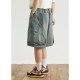 GoodNorth ຍີ່ປຸ່ນ retro denim ສັ້ນ