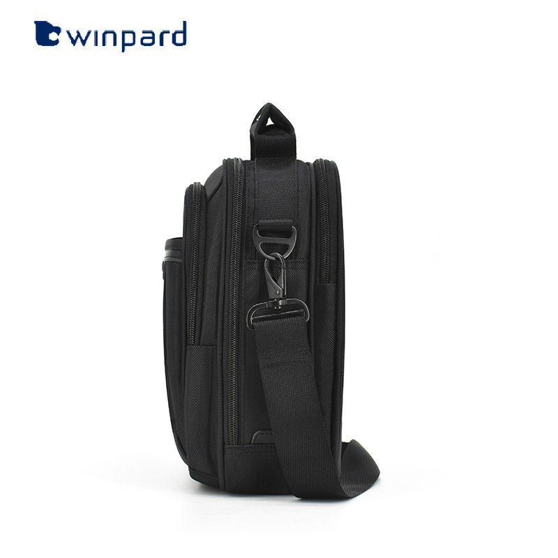 威豹男士休闲竖款男包帆布单肩包 威豹男士包袋