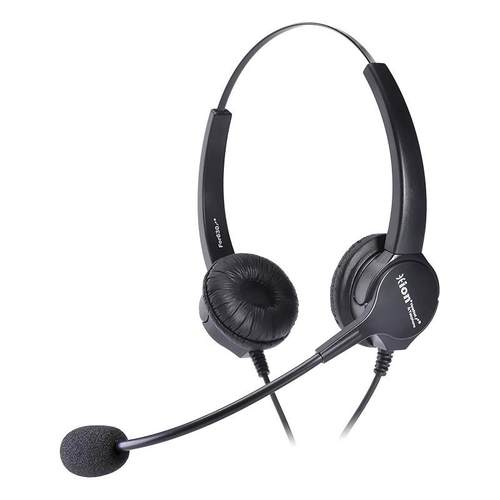 Hion/北恩 FOR630D 话务员客服电销座机双耳耳麦呼叫中心电脑耳机 - 图0
