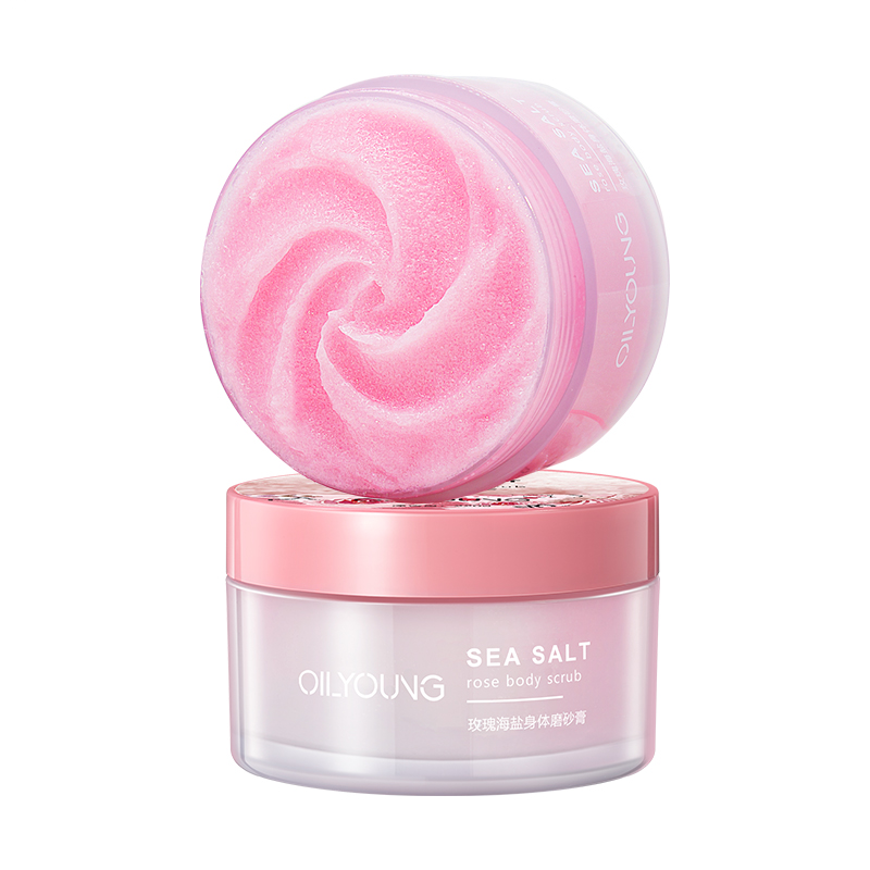 欧丽源旗舰店欧丽源玫瑰海盐身体磨砂膏保湿滋润亮肤补水全身手部角质鸡皮肤女3