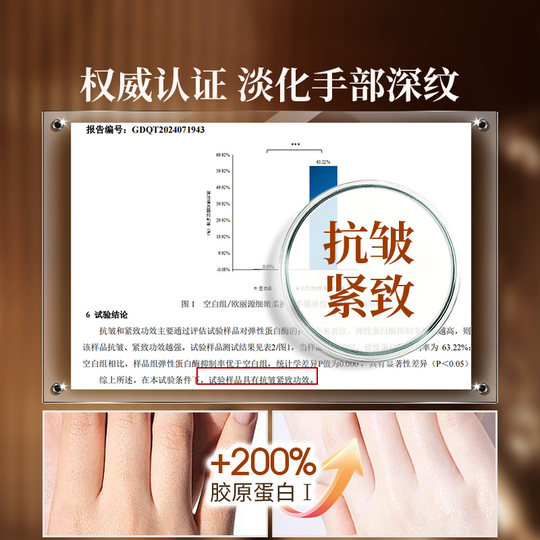 Whitening and light-patterned hand mask