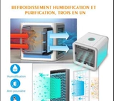 Домашний офис привел мини -воздух -кондиционирование вентилятора Увлажняющий воздух охлаждение холодное вентилятор