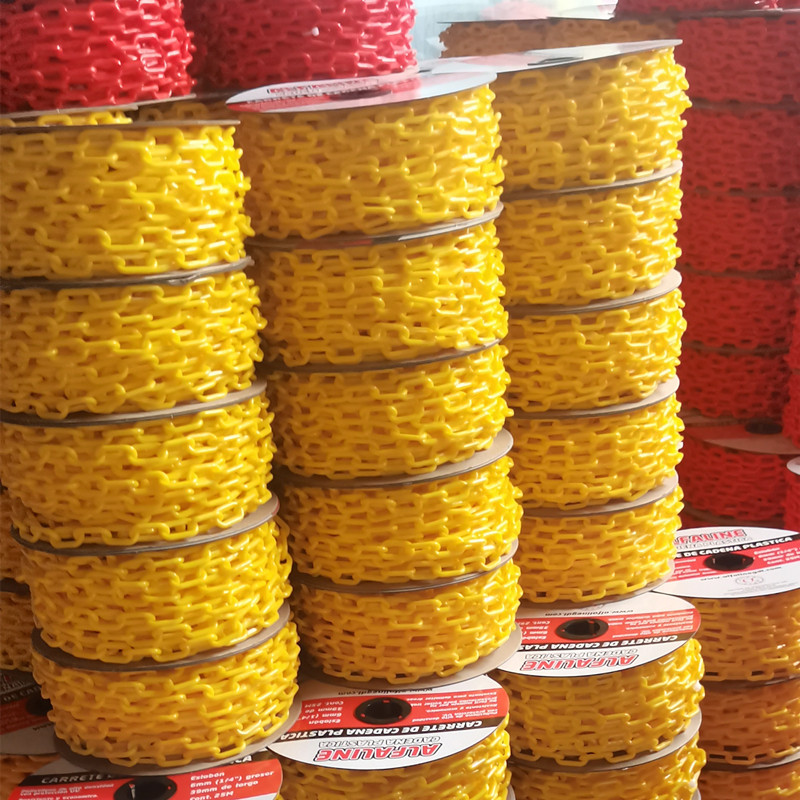 6mm卷装塑料链条50米塑料链条绿蓝红黄色胶链警示25米卷轴进出口,淘宝优惠券,粉丝福利购,淘宝优惠卷