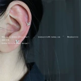 Маленькие изысканные гипоаллергенные серьги, серебро 925 пробы