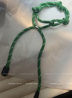 miu系风格男女尼龙手链脚链挂绳