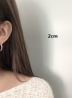 简约个性百搭大小女潮夏款耳环