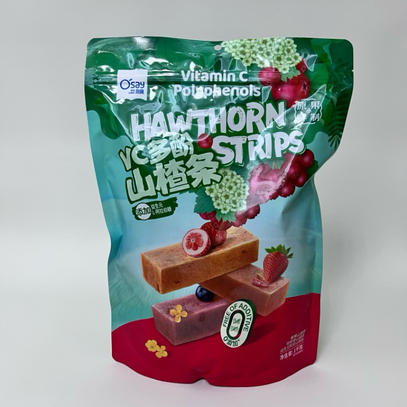 Sam Osei VC polyphenol hawthorn strips individually packaged