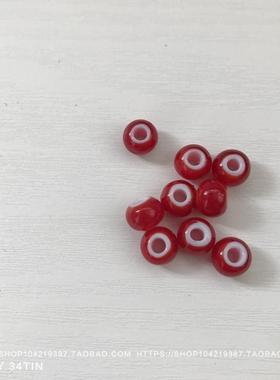 高桥琉璃珠白鹿鹰嘴diy手工材料