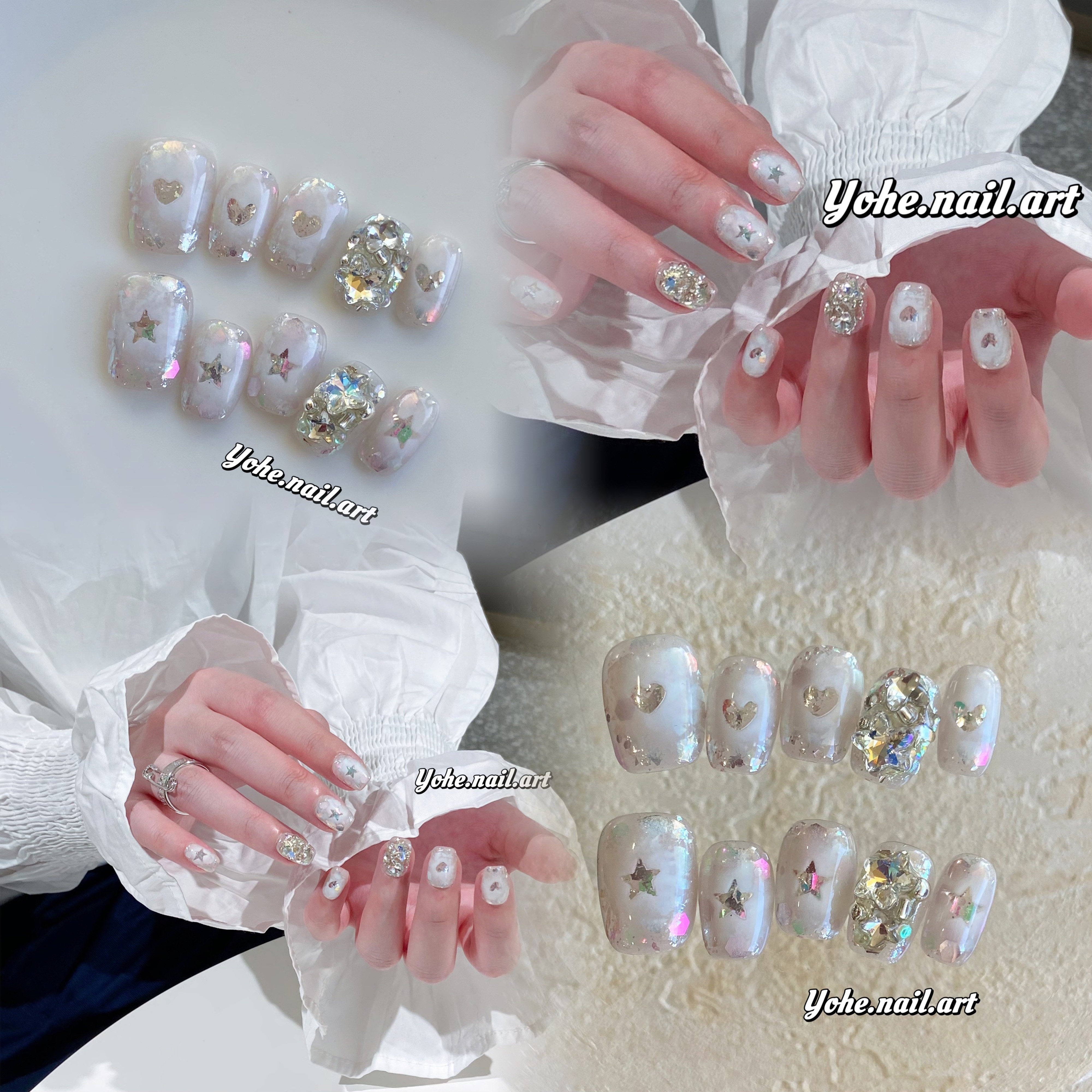 宥荷Studio 灵动岛 高级感穿戴甲美甲定制假指甲手工定制短甲,淘宝优惠券,粉丝福利购,淘宝优惠卷