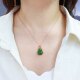 Fashionable jade gold inlaid jade jewelry for mom