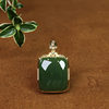 Fashionable Hetian jade gold and jade necklace for wife