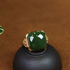 Fashionable Hetian jade gold and jade necklace for wife