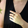 Fashion trendy Hetian jade gold inlaid hand jewelry for wife