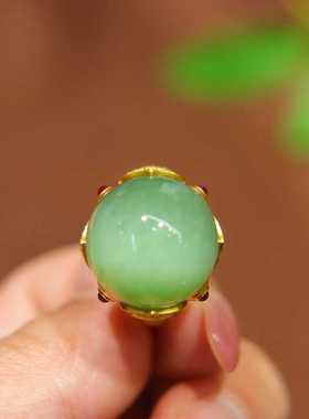 送老婆活动圆珠八宝莲花和田玉