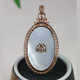 Original design jade gold inlaid jade necklace for my wife