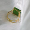 Fashion trendy Hetian jade gold inlaid jade gift for wife