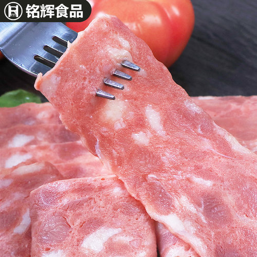 【一件包邮】南阳雪花培根肉片1.5kg烟熏肉手抓饼海阳培根肉包邮 - 图1